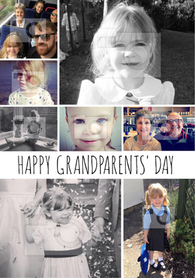 Essentials - Grandparents' Day Card Multi Photo Upload Portrait
