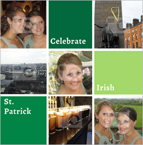 Essentials - St Patrick's Day Card Multi Photo Upload Square