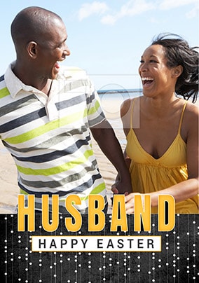 Husband Happy Easter Photo Card