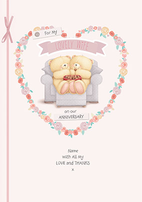 Forever Friends Lovely Wife Anniversary Card
