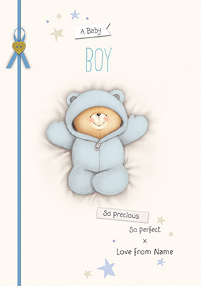 Forever Friends A New Baby Boy Card