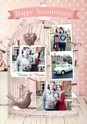 Fly Away With Me - Anniversary Card