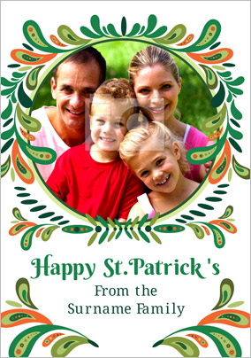 Folklore - St Patrick's Day Card Photo Upload From the Family
