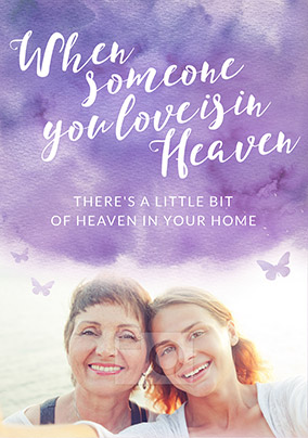 Someone you Love is in Heaven Sympathy Card