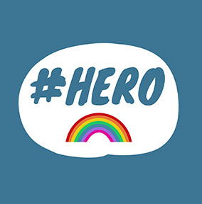 Hero Personalised Card