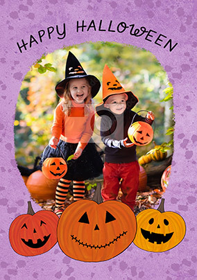 Happy Children Halloween Card