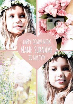 Happy Days - Communion Pink Heart