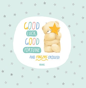 Good Luck Fortune Personalised Card