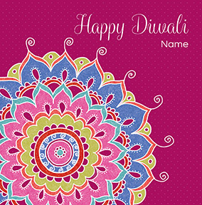 Happy Diwali Personalised Card