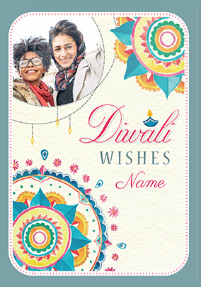 Diwali Wishes Photo Card