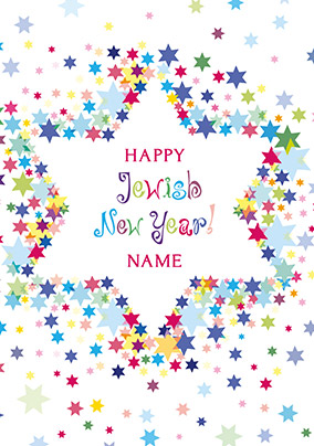 Happy Jewish New Year Personalised Card