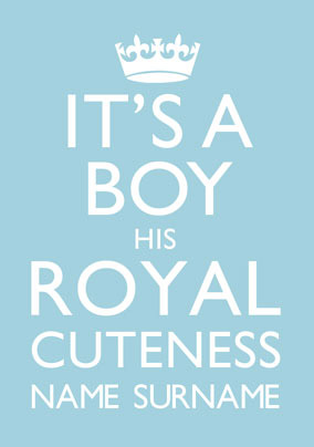 Keep Calm - Royal Baby Boy