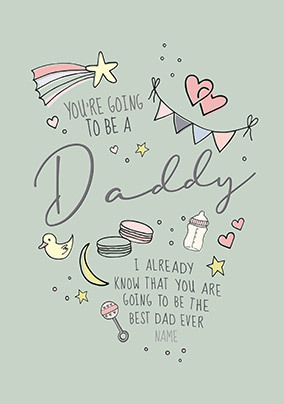 You're Going to be a Daddy Personalised Card