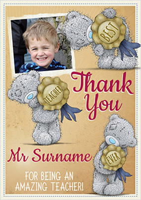 Amazing Teacher Thank You Card - Me To You