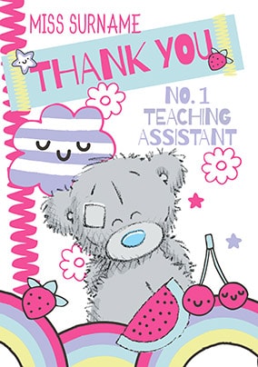 No.1 Teaching Assistant Card - Me To You