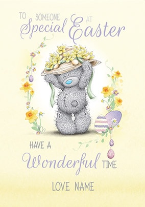 Me To You - Someone Special At Easter Personalised Card