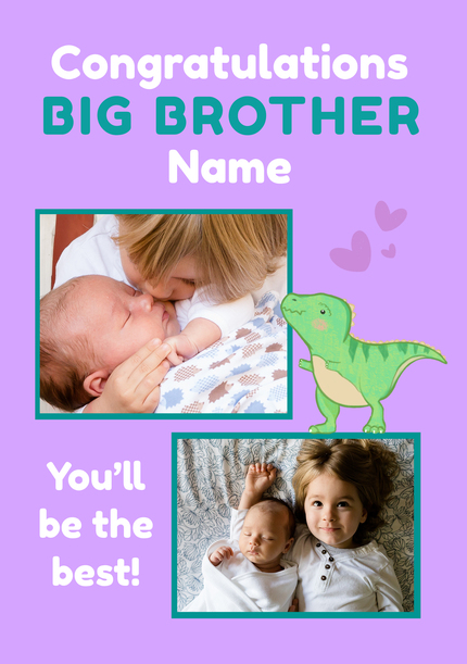 Big Brother Photo Card