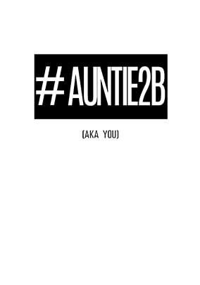 Auntie2B Personalised Card