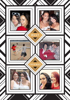 Glam Squad - Best Friends Card Multi Photo Upload