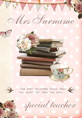Peony Teacup - Special Teacher