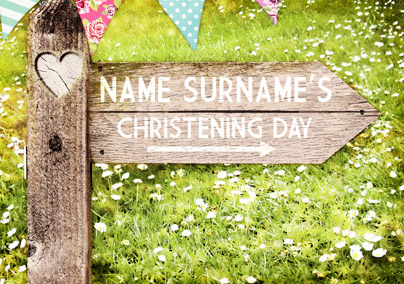 Photographic - Christening Post
