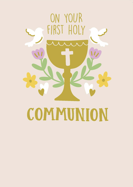 Your First  Communion Card