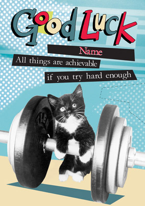 Quitting Hollywood - Good Luck Card