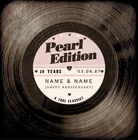 Rewind - Vinyl Pearl Edition Anniversary Card