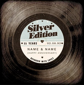 Rewind - Vinyl Silver Edition Anniversary Card