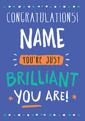 Congratulations Card - Rock, Paper, Awesome