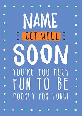 Get Well Soon Card - Rock, Paper, Awesome
