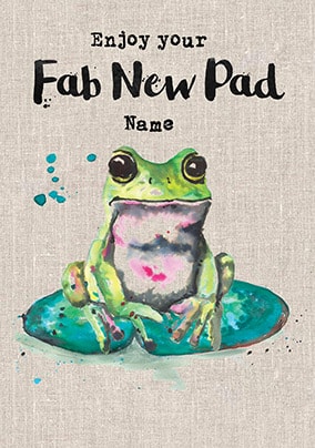 Sarah Kelleher Fab Pad - New Home Personalised Card