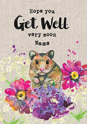 Sarah Kelleher - Get Well Personalised Card