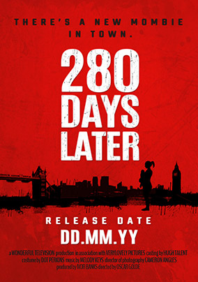 280 Days Later Pregnancy Announcement Card