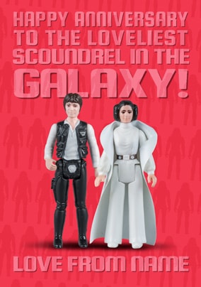 Star Wars - Scoundrel Anniversary Card