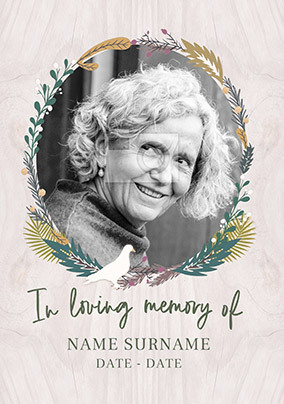 In loving Memory Sympathy Card