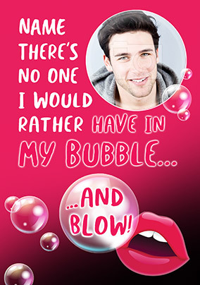 Bubble and Blow Photo Card