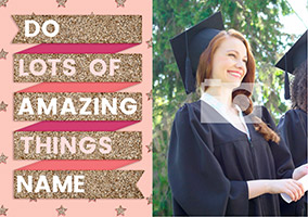 To The Stars Graduation Card - Do Amazing Things