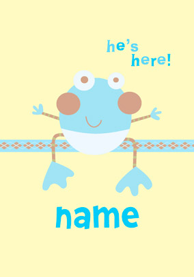Carlton - He's Here Frog