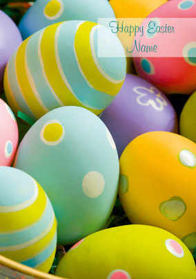 Carlton - Easter Eggs Colourful