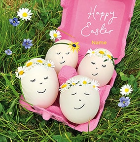 Decorative Eggs Easter Card