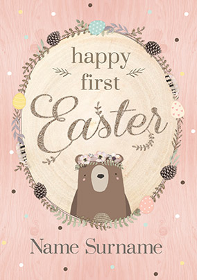 Wonderland Easter Card - 1st Easter Girl