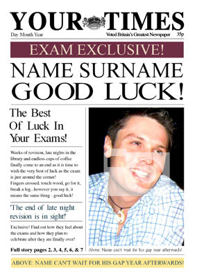 Your Times - Exams Good Luck