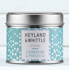 ZDISC Heyland & Whittle Clementine & Prosecco Candle In A Tin