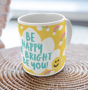 ZDISC Be Happy, Be Bright, Be You Mug