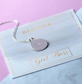 ZDISC Believe Silver Necklace