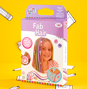 ZDISC Fab Hair Chalk & Extension Kit