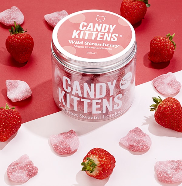 ZDISC Candy Kittens Wild Strawberry Sweet Jar