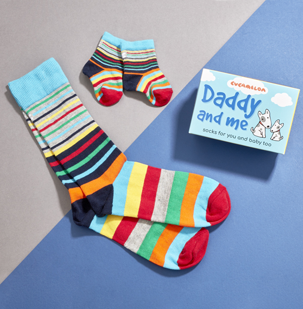 ZDISC Daddy & Me Matching Sock Pack - Baby & Mens Sizes