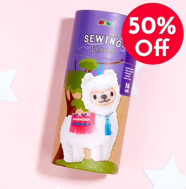 ZDISC Llama Keychain Sewing Kit WAS £9.99 NOW £4.99
